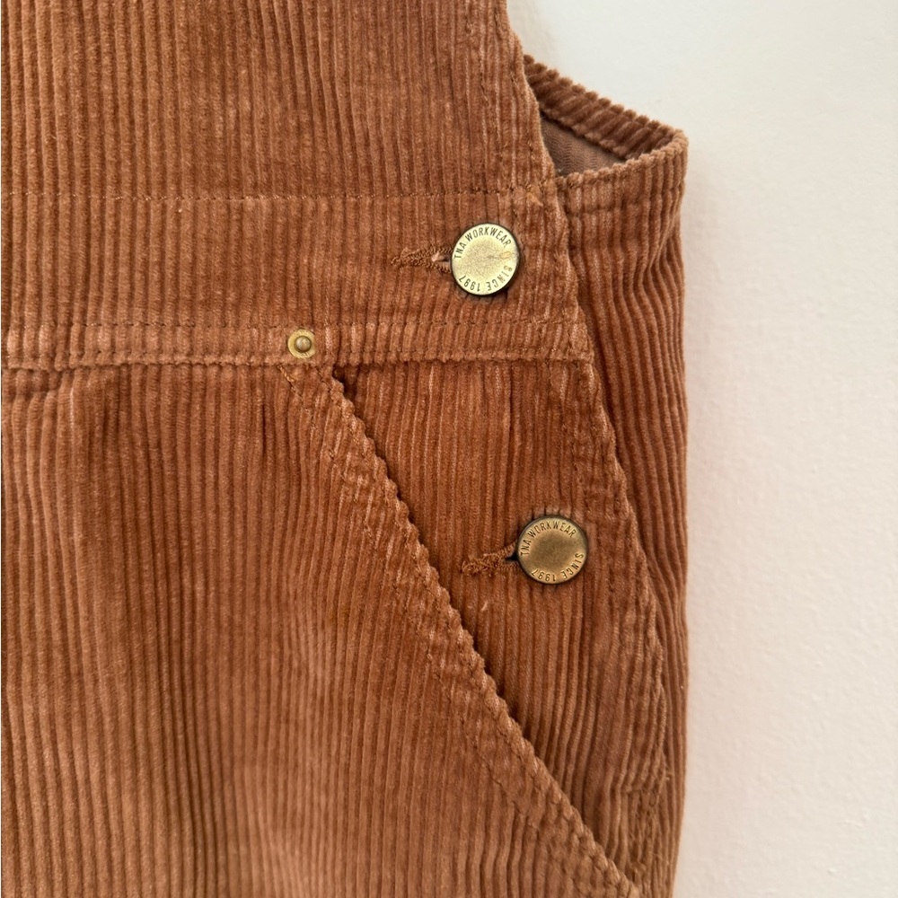 TNA Tan Corduroy Overalls - Picture 6 of 10